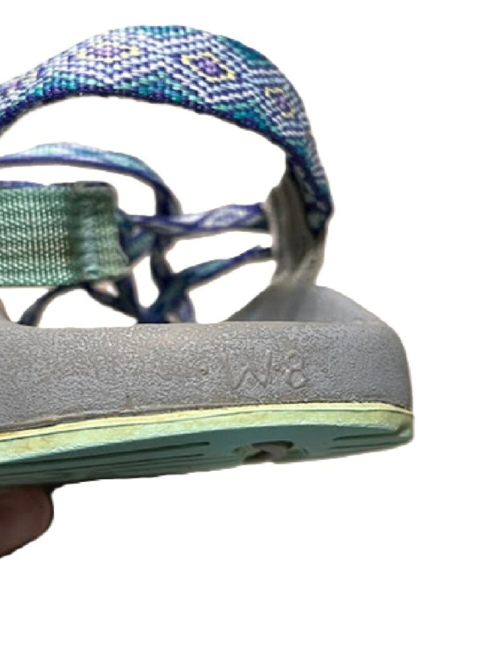 Chaco ZX/2 Women's Water Sandals Gray/Blue US 8 BM1 - Picture 9 of 11